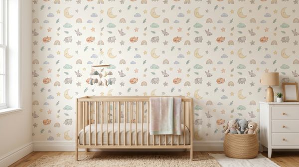 Les meilleurs motifs de papier peint pour la chambre bébé